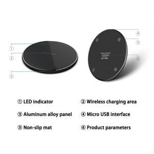 15W Fast Wireless Charger Pad - JenJaz Collections