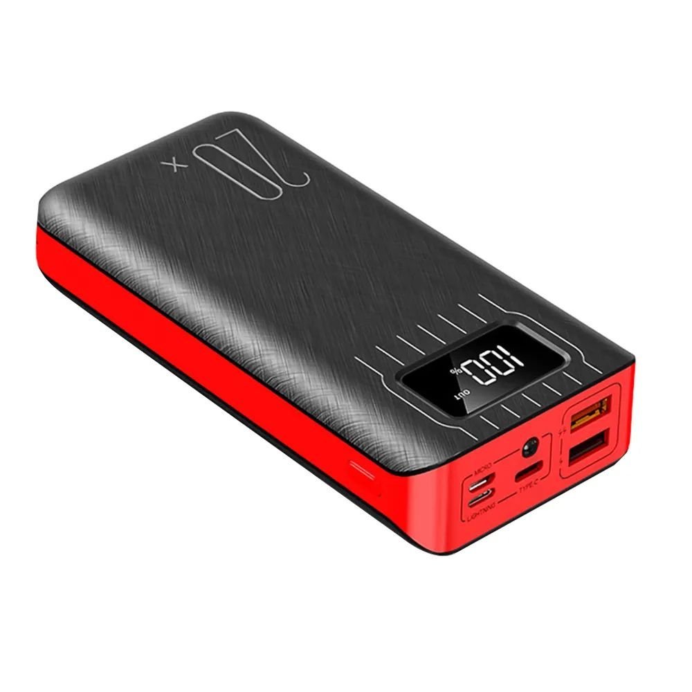20000mAh External Battery Power Bank Dual USB With LED Flashlight - JenJaz Collections