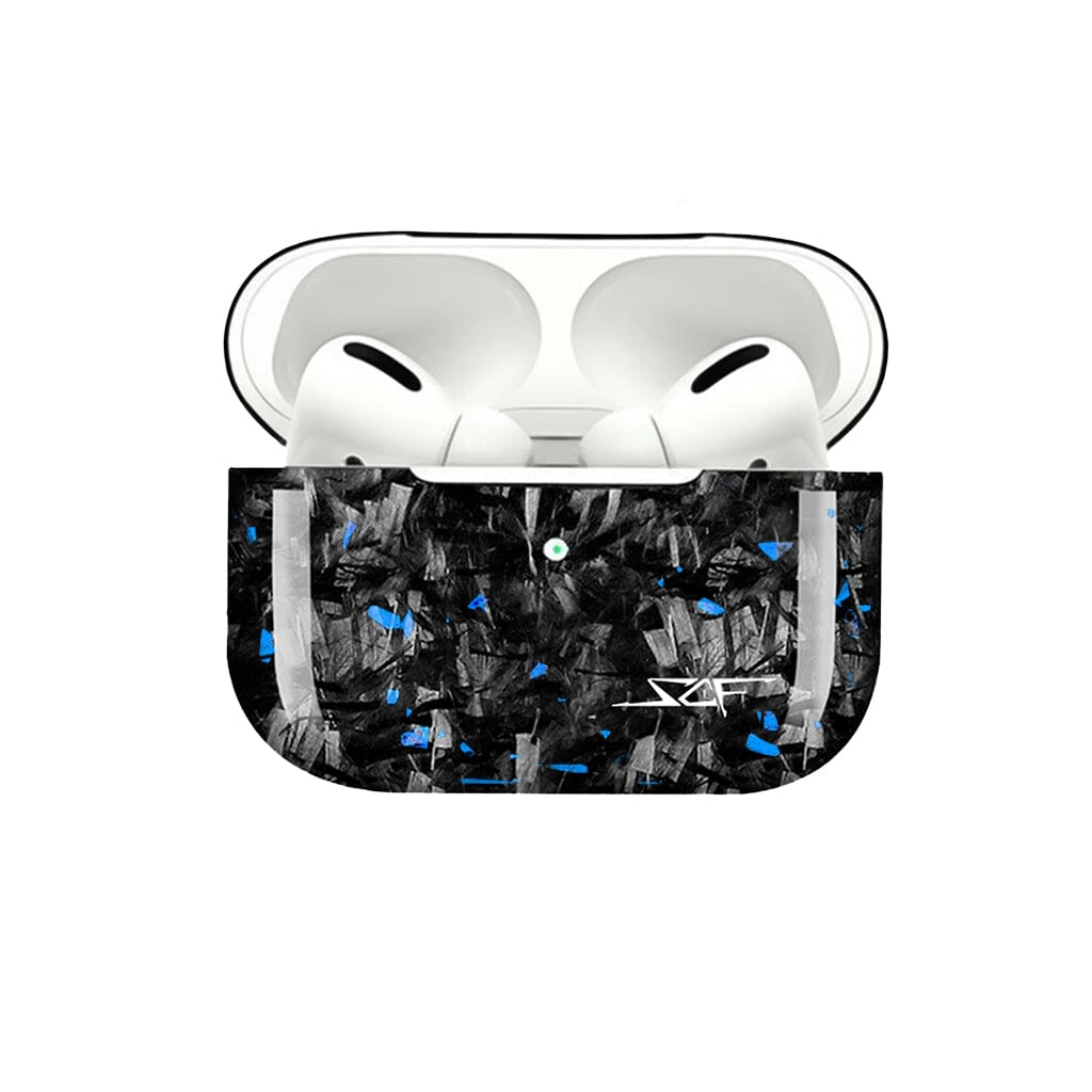 Apple AirPods | Blue Flake Forged Carbon Fiber Case - JenJaz Collections