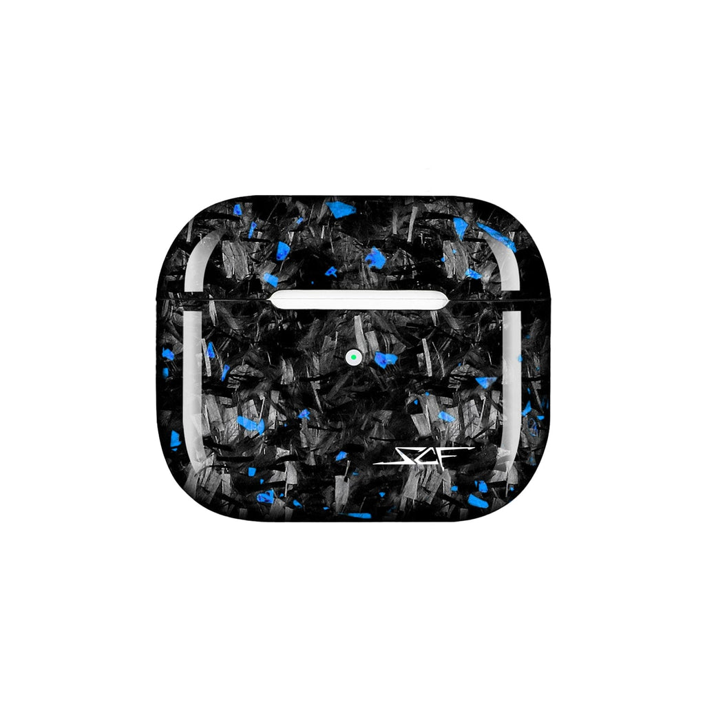Apple AirPods | Blue Flake Forged Carbon Fiber Case - JenJaz Collections
