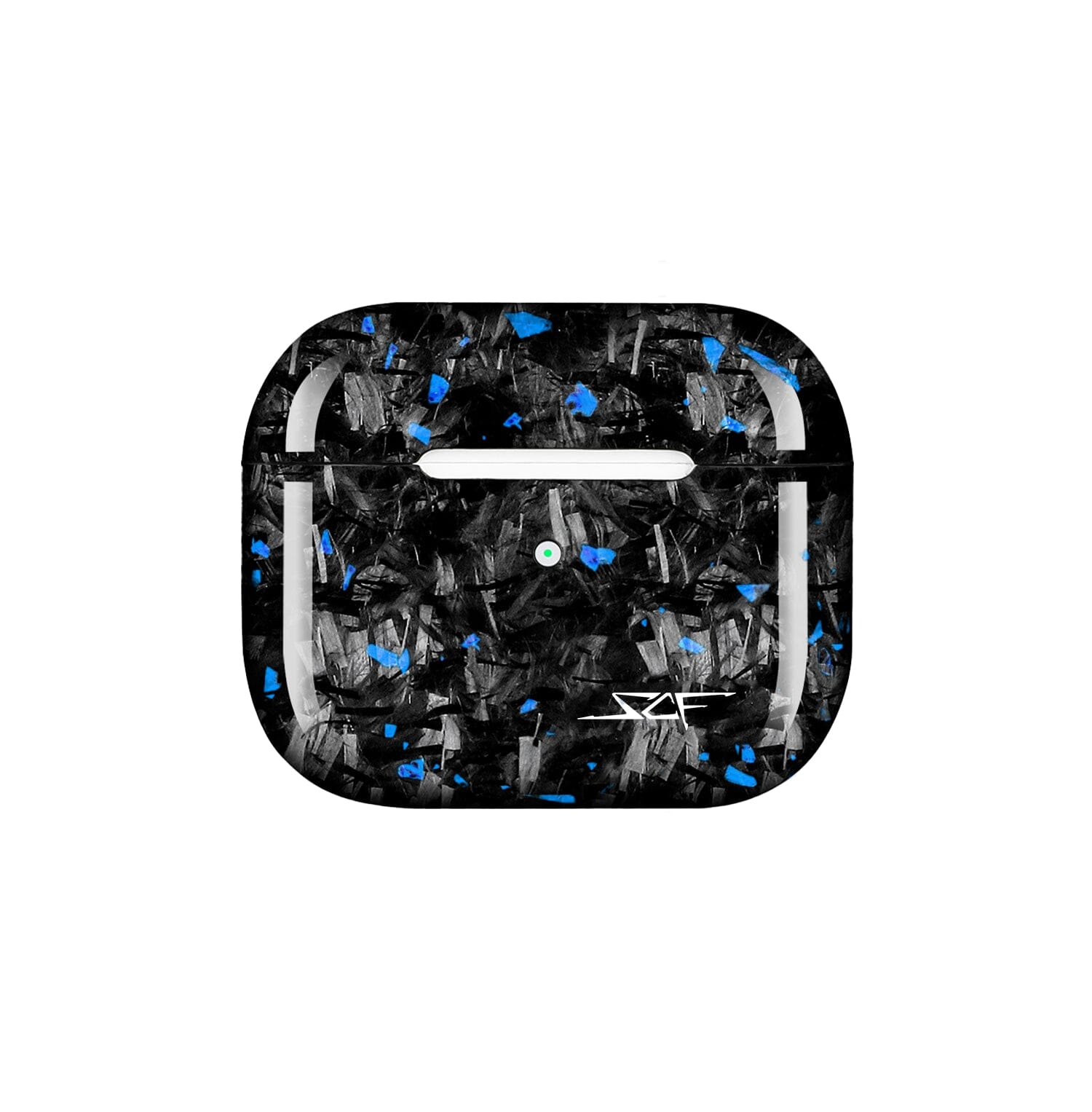 Apple AirPods | Blue Flake Forged Carbon Fiber Case - JenJaz Collections