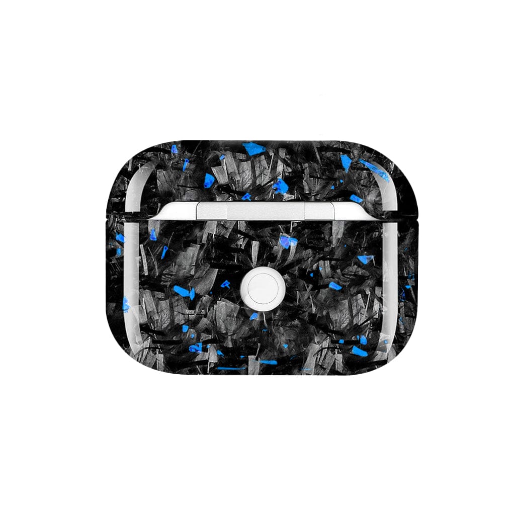 Apple AirPods | Blue Flake Forged Carbon Fiber Case - JenJaz Collections