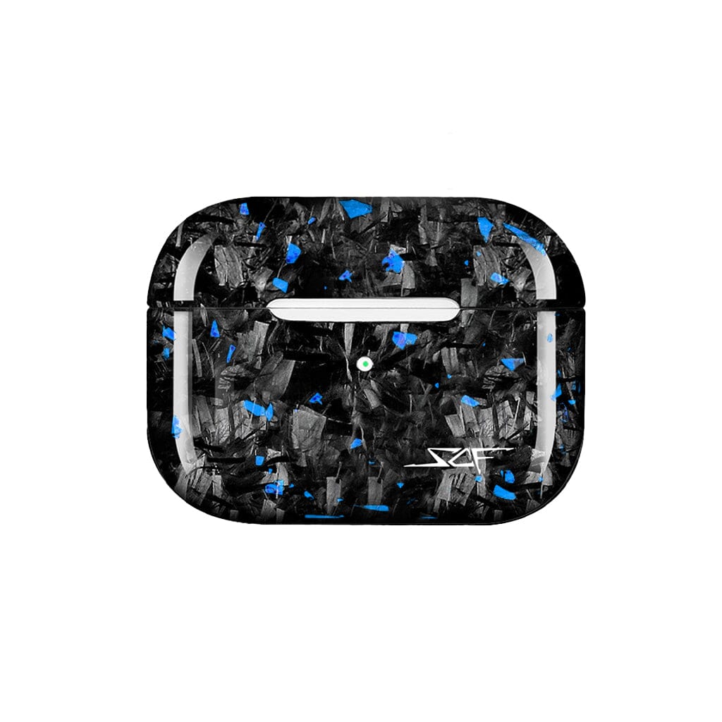 Apple AirPods | Blue Flake Forged Carbon Fiber Case - JenJaz Collections
