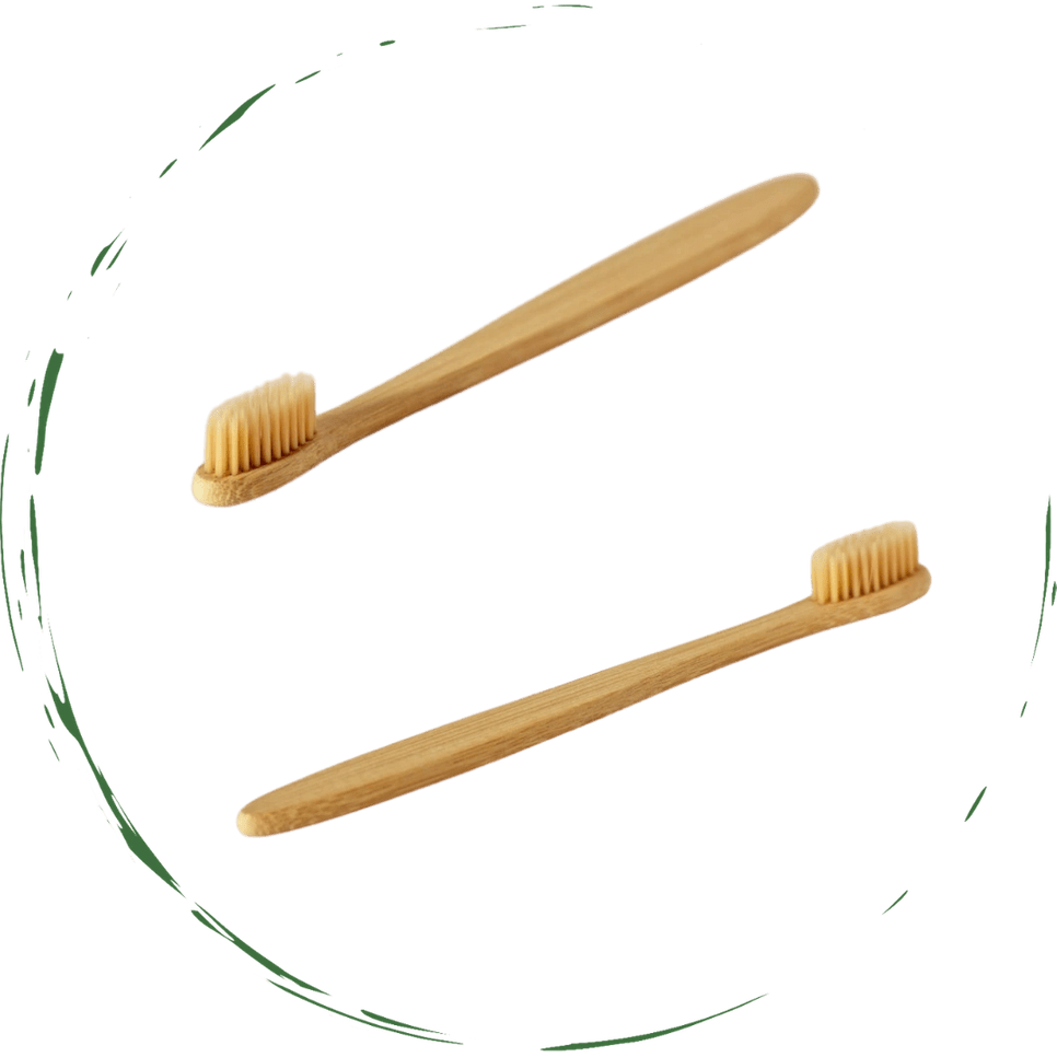 Bamboo Toothbrush. Soft, Eco - Friendly - JenJaz Collections