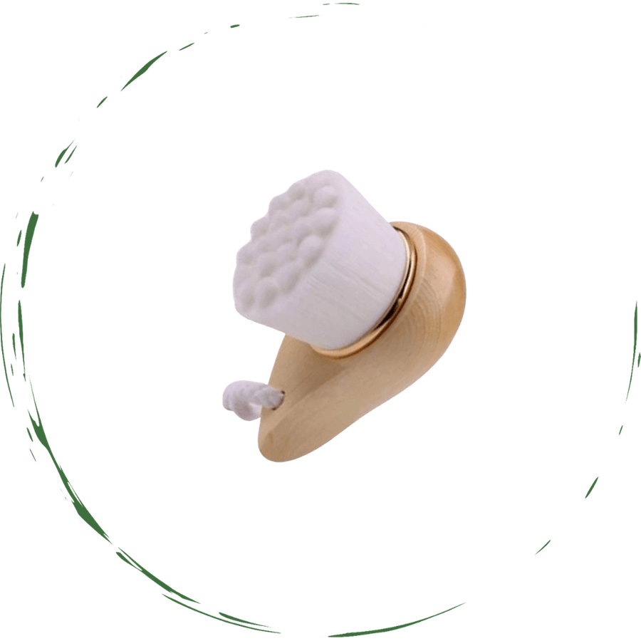 Facial Brush with Bamboo Handle - JenJaz Collections