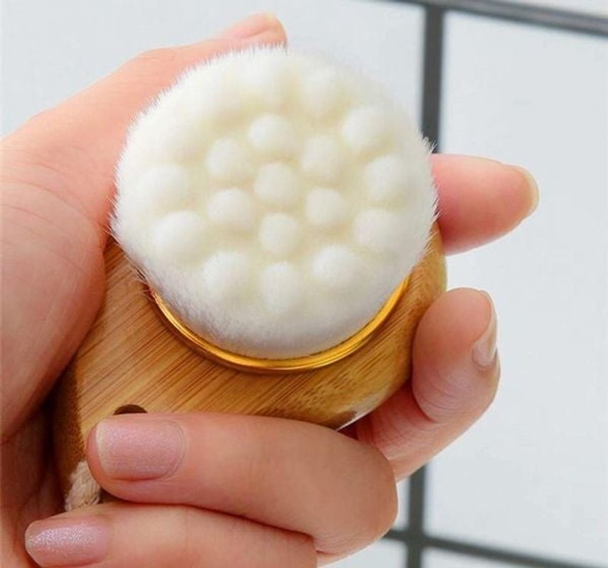 Facial Brush with Bamboo Handle - JenJaz Collections