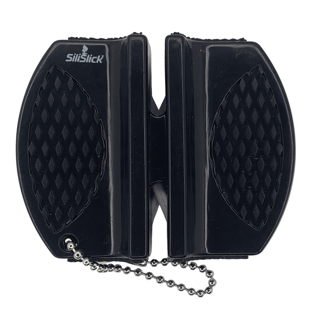 Kitchen Knife Set Kit | Red Handle & Black Magnetic Rack - JenJaz Collections