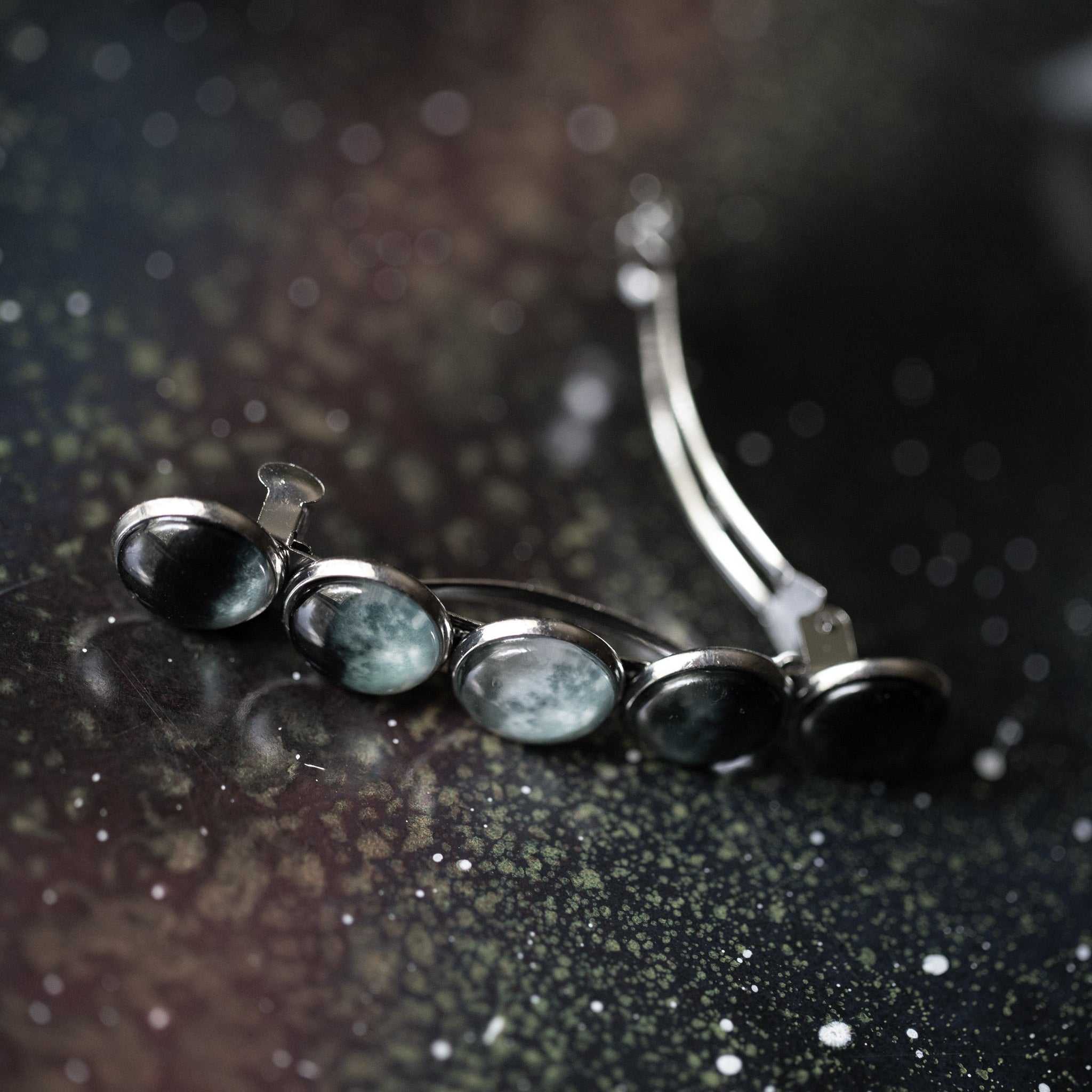 Moon Phase Hair Clip Barrette - JenJaz Collections