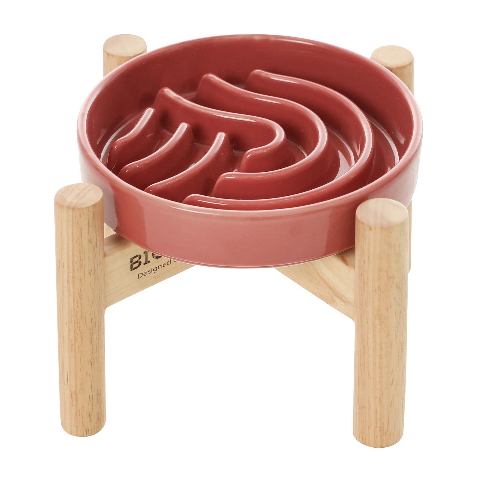[Wave] Slow Feeder Dog Bowls - Pink / Beige / Orange - JenJaz Collections